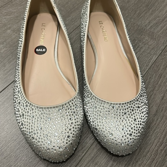 le chateau Silver Women's Shoes excellent condition size 7 - Picture 4 of 5